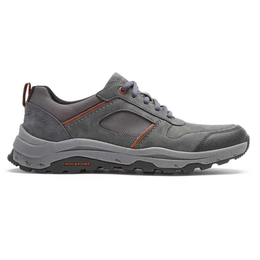 Sneakers Barbati Rockport Xcs Pathway Waterproof Ubal Trekker Gri - Romania 6915-LURFM